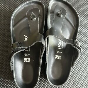 Platform black Birk x Papillio Sz 38 sandals
